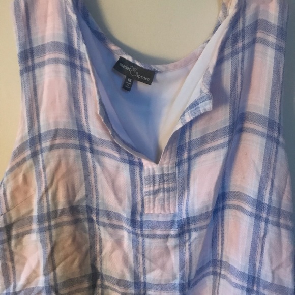 Market & Spruce flannel tank - Picture 2 of 5